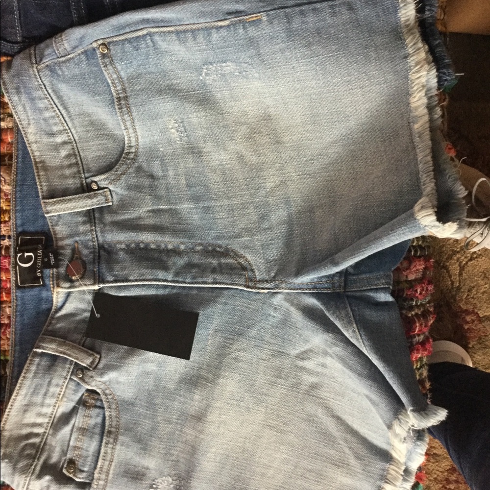 Denim shorts